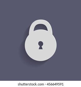 padlock symbol icon