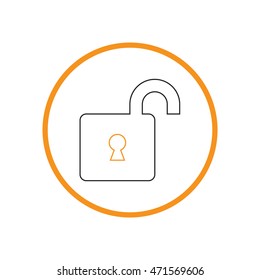 padlock symbol icon