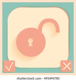 padlock symbol icon