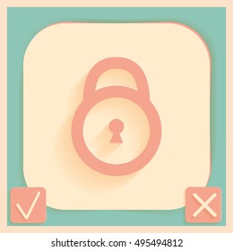 padlock symbol icon