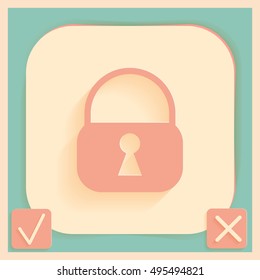 padlock symbol icon