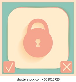 padlock symbol icon