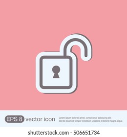 padlock symbol icon