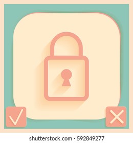 padlock symbol icon