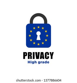 A padlock symbol for safe privacy