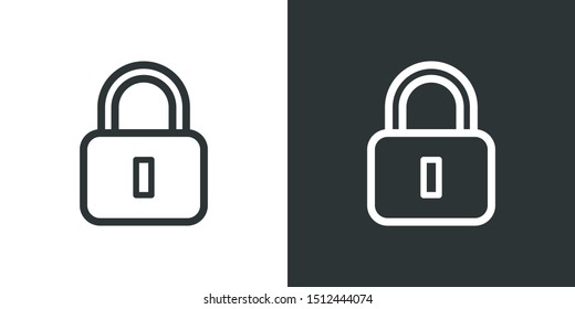 Padlock Symbol Sign Icon Vector
