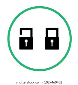 Padlock is a symbol to turn on - turn off the device.