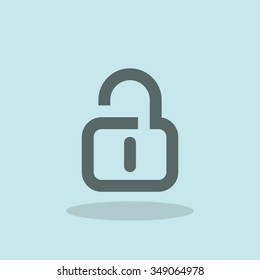 Padlock vector