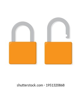 vector de candado. Se puede usar en diseños, banners, folletos, sitios web, libros, diseños simples, etc. diseño simple.