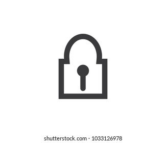 Padlock vector icon