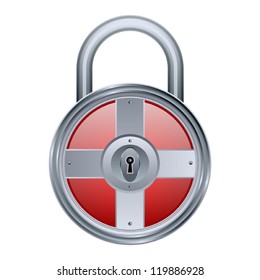 Padlock vector icon