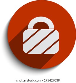 Padlock vector icon