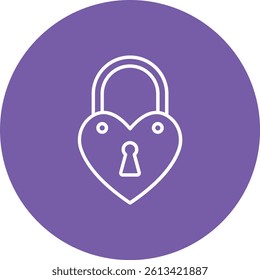 Padlock vector icon. Can be used for printing, mobile and web applications.