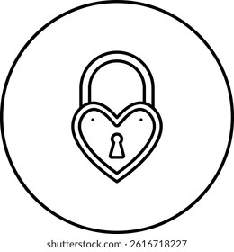Padlock vector icon. Can be used for printing, mobile and web applications.