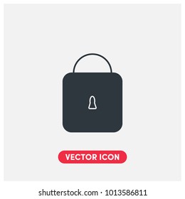 Padlock Vector Icon Illustration.Premium Quality.