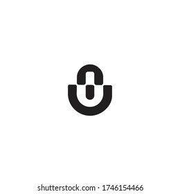 padlock vector icon isolated on white background