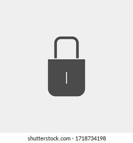 Padlock vector icon sign symbol