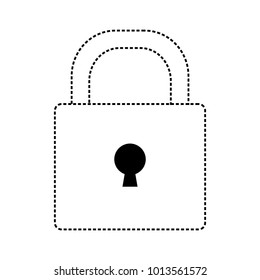 padlock vector illustration