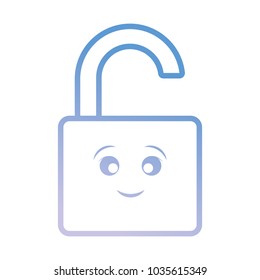 padlock vector illustration