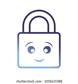 padlock vector illustration
