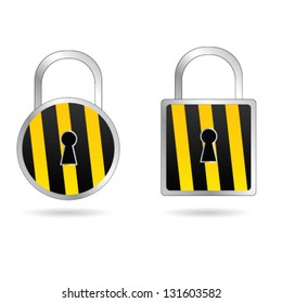 padlock vector illustration