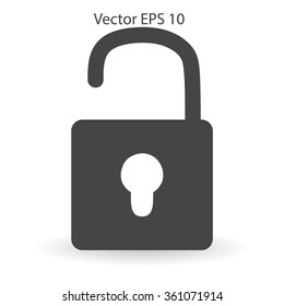 the padlock vector illustration