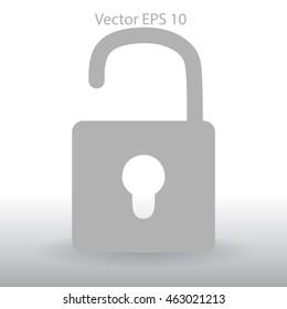the padlock vector illustration