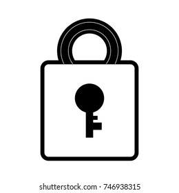 padlock  vector illustration