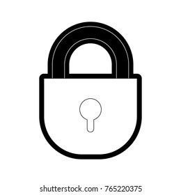 padlock  vector illustration