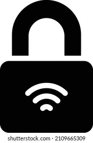 Padlock Vector illustration on a transparent background.Premium quality symmbols.Glyphs vector icon for concept and graphic design. 