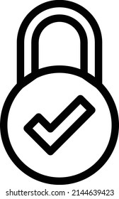 Padlock-Vektorgrafik auf transparentem Hintergrund. Symbole in Premium-Qualität. Schlagt das Vektorsymbol für Konzept und Grafikdesign.