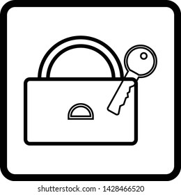 padlock vector to show security icon