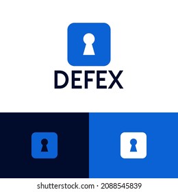 Concepto de diseño del logotipo de Padlock vpn. Ilustración de la marca logomarca de Fintech. Puede representar hacker, security, shield, program, ai, system, blockchain, tech, code.