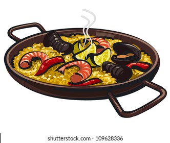 2,082 Paella vector Images, Stock Photos & Vectors | Shutterstock