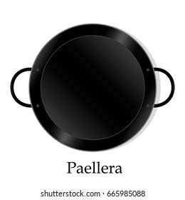 Paellera empty