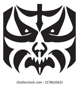Pagan Devil - Diablo Tattoo Sticker - ready for print art