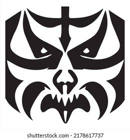 Pagan Devil - Diablo Tattoo Sticker - ready for print art