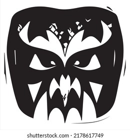 Pagan Devil - Diablo Tattoo Sticker - ready for print art