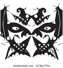Pagan Devil - Diablo Tattoo-Sticker - bereit für Druckkunst