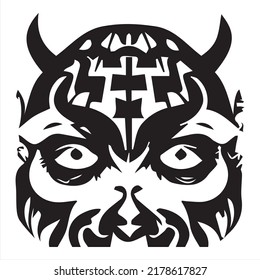 Pagan Devil - Diablo Tattoo Sticker - ready for print art