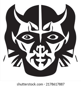Pagan Devil - Diablo Tattoo Sticker - ready for print art