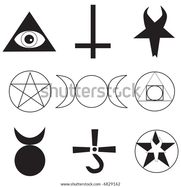 Pagan Occult Symbols Stock Vector (Royalty Free) 6829162