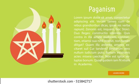 Paganism Conceptual Banner