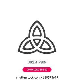 Paganism icon, vector