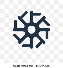 Paganism vector icon isolated on transparent background, Paganism transparency concept can be used web and mobile