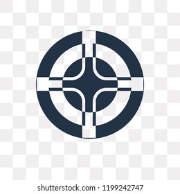 Paganism vector icon isolated on transparent background, Paganism transparency concept can be used web and mobile