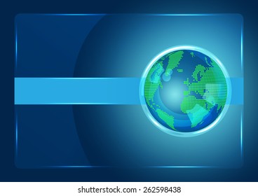 Page 11 of 12 background. Mock-up for info graphic, presentation, books, documents  etc with abstract graphic World map of green round dots.