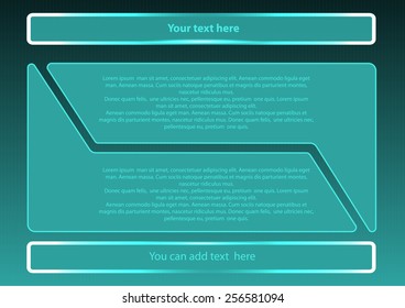 Page 7 of 8. Mock-up for info graphic, presentation, books, documents  for medicine, biology, technology, anatomy,  etc.