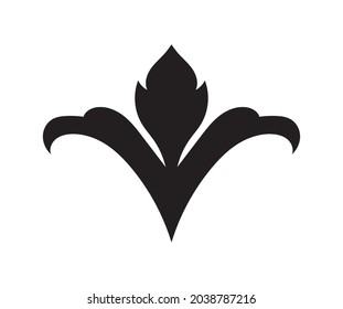 page adornment representation over white