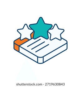 Página Autoridade Ícone vetorial ilustração de stock